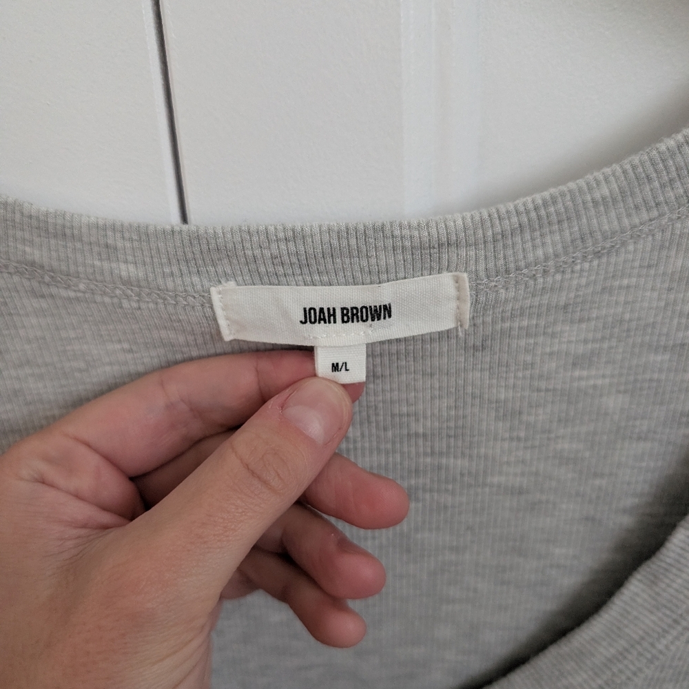 Joah Brown Henley Long Sleeve - Picture 2 of 6